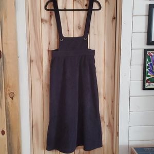 Skies Are Blue corduroy pinafore skirt